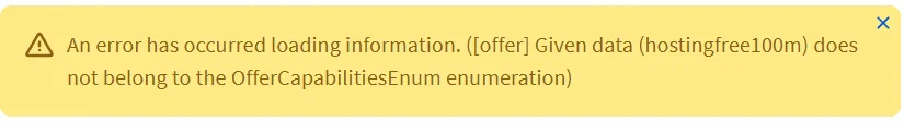 OVH Hosting Error